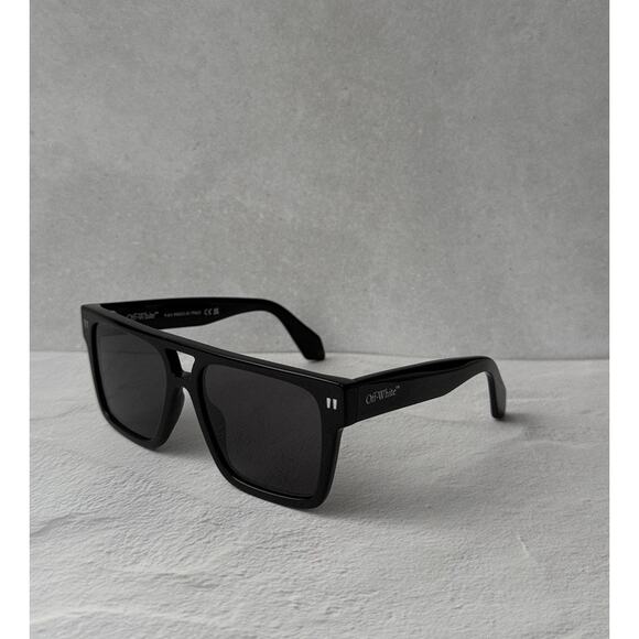 Off-White Other - NEW Off White Springfield Black Aviator Unisex Sunglasses